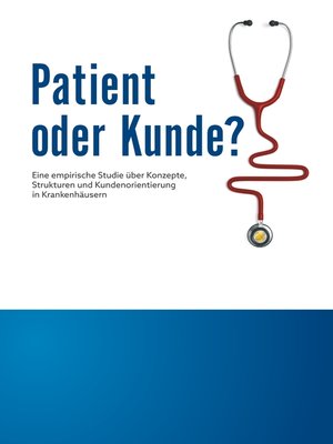 cover image of Patient oder Kunde?